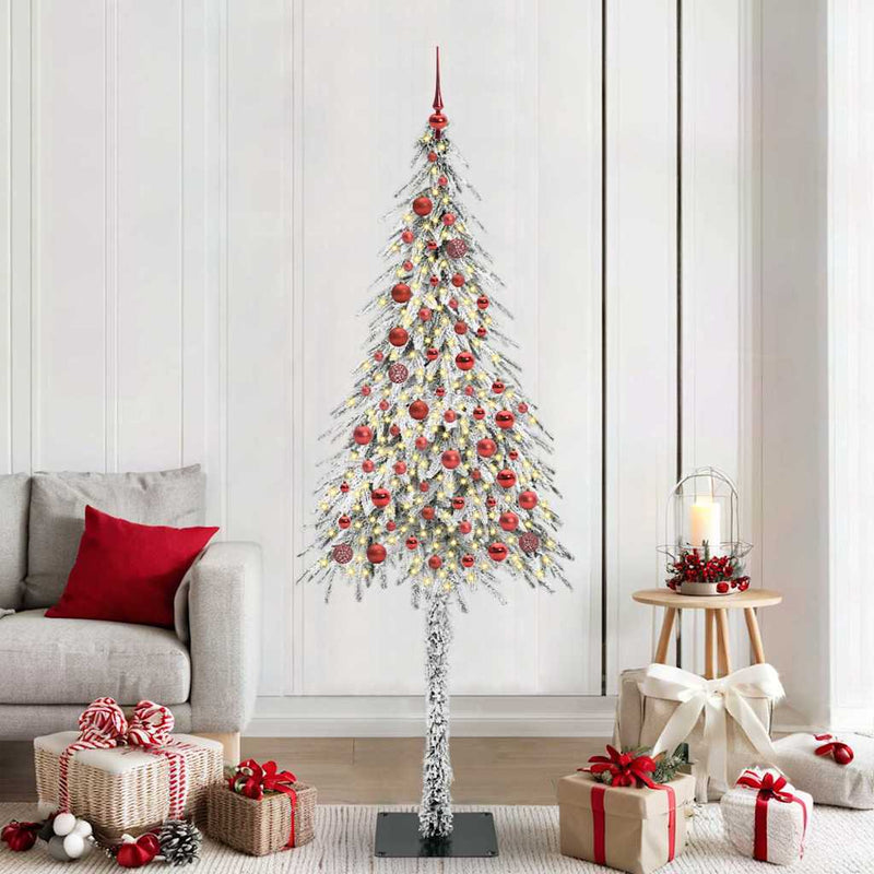 ギャラリービューアに画像をロードする, Vidaxl kerstboom met 300 led met standaard wit 210 cm pe en staal