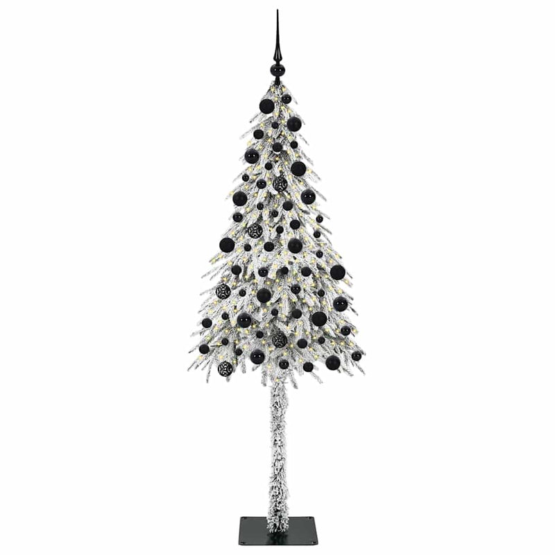 Afbeelding laden in galerijviewer, Vidaxl kerstboom met 300 led met standaard wit 210 cm pe en staal