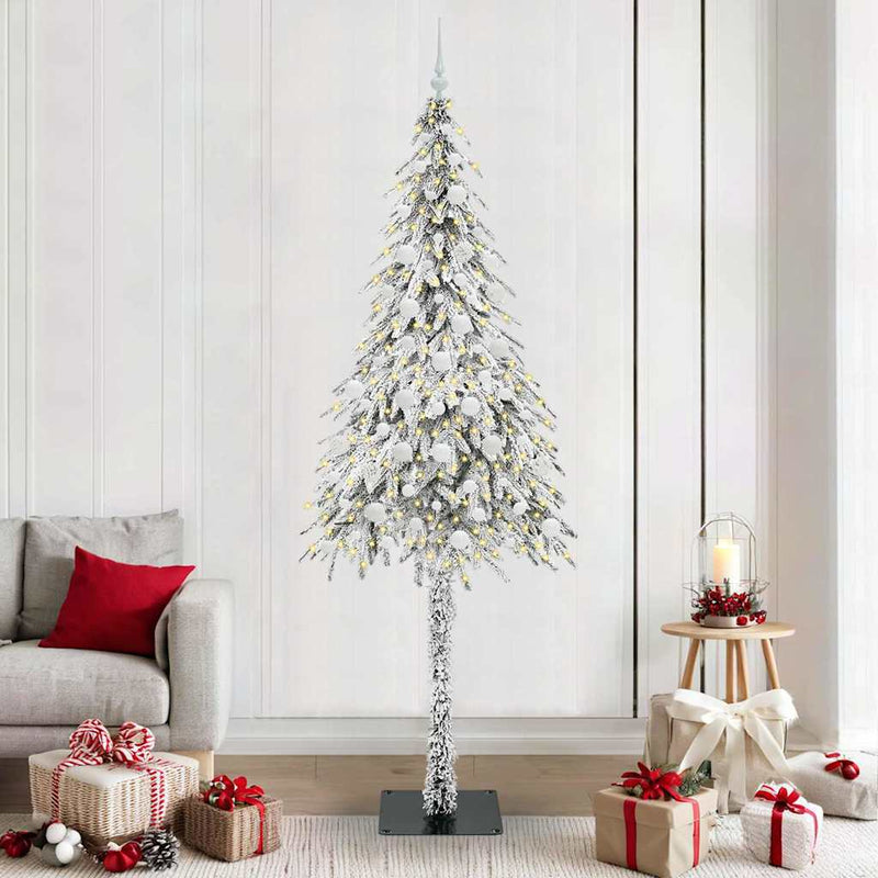 ギャラリービューアに画像をロードする, Vidaxl kerstboom met 300 led met standaard wit 210 cm pe en staal