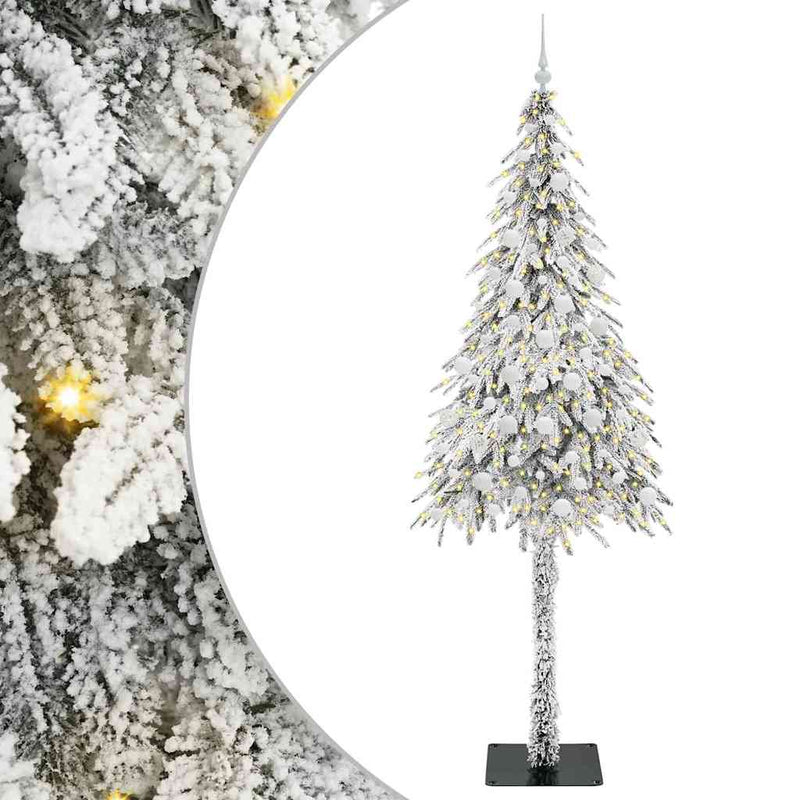 ギャラリービューアに画像をロードする, Vidaxl kerstboom met 300 led met standaard wit 210 cm pe en staal