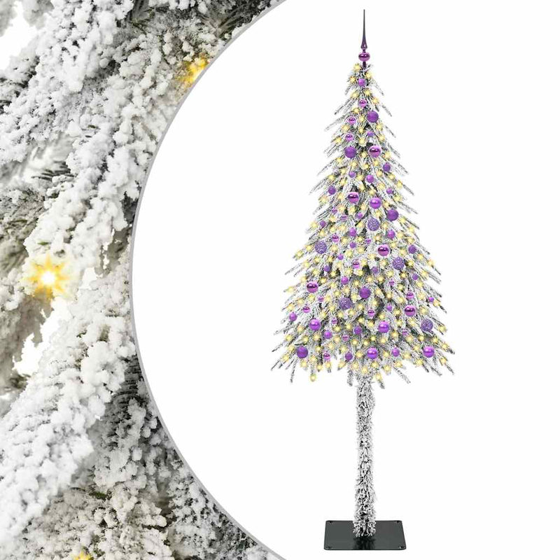 ギャラリービューアに画像をロードする, Vidaxl kerstboom met 300 led met standaard wit 210 cm pe en staal
