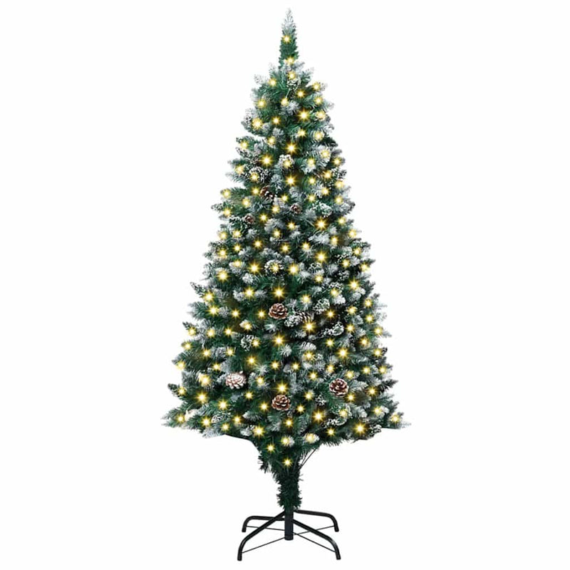 ギャラリービューアに画像をロードする, Vidaxl kunstkerstboom groen 180 cm pvc en staal en kunststof