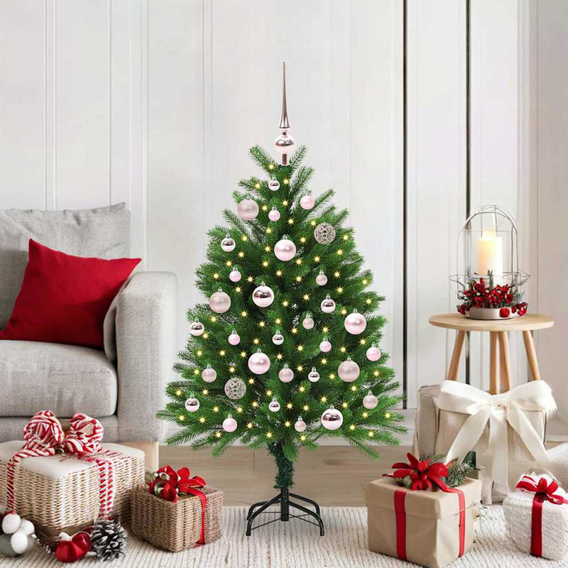 Chargez l'image dans la visionneuse de la galerie, Vidaxl kerstboom met 150 led met standaard groen 120 cm pe