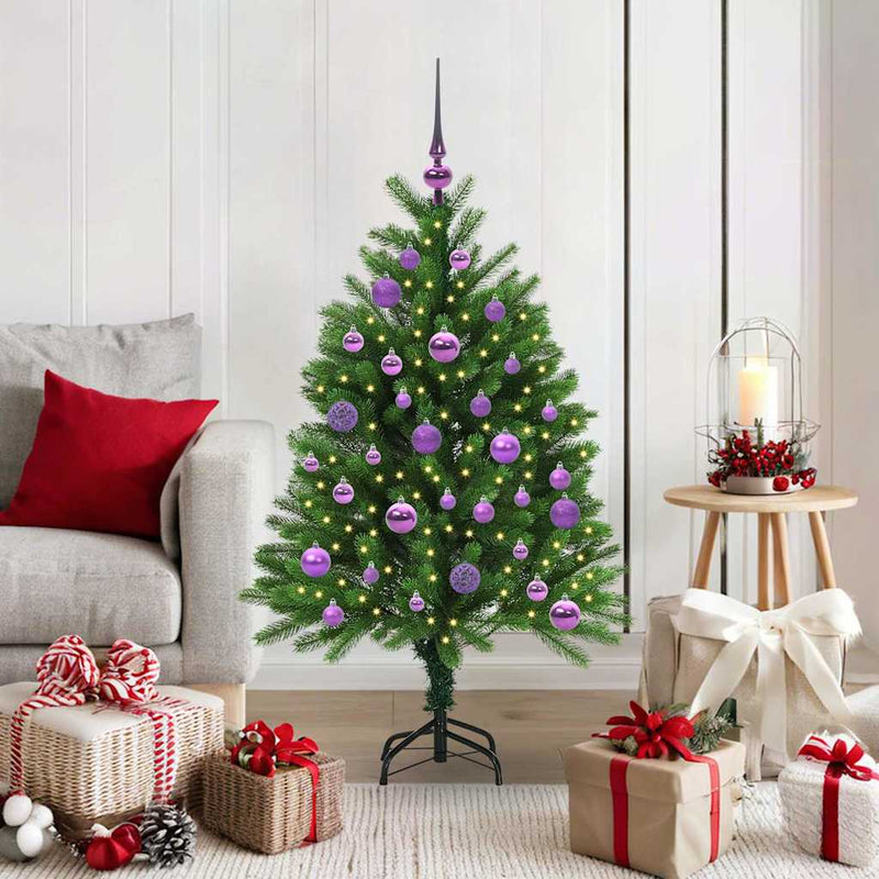 Chargez l'image dans la visionneuse de la galerie, Vidaxl kerstboom met 150 led met standaard groen 120 cm pe