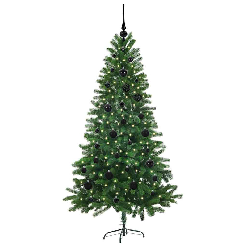 ギャラリービューアに画像をロードする, Vidaxl kerstboom met 150 led met standaard groen 150 cm pe