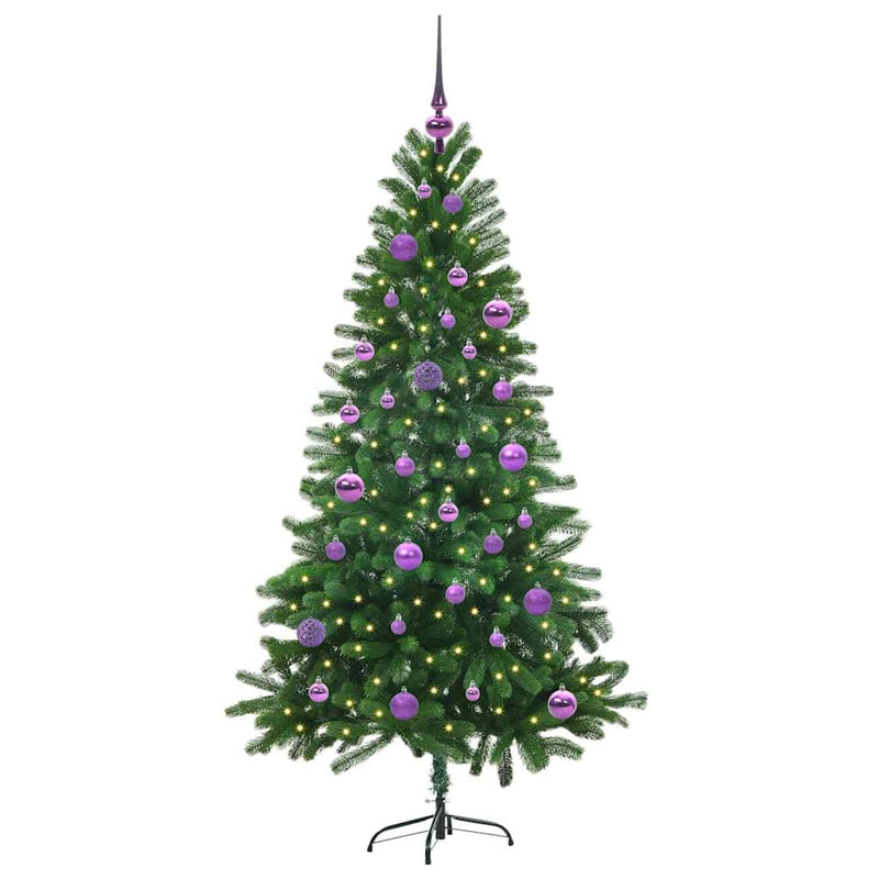 ギャラリービューアに画像をロードする, Vidaxl kerstboom met 150 led met standaard groen 150 cm pe