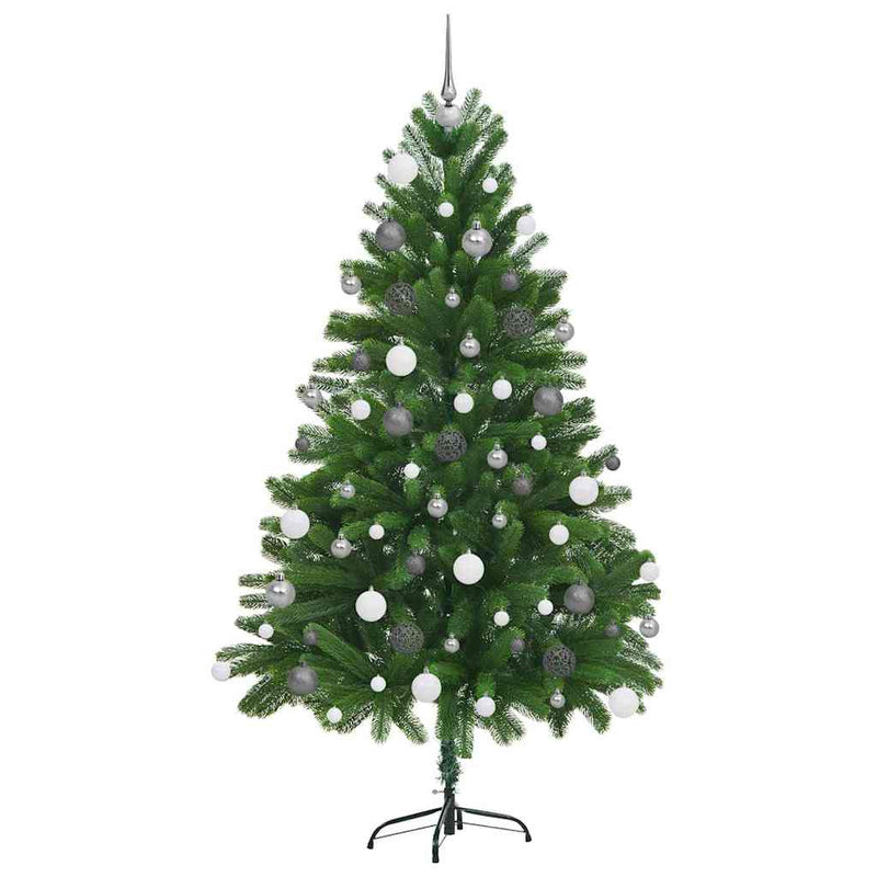 Chargez l'image dans la visionneuse de la galerie, Vidaxl kerstboom met 300 led met standaard groen 180 cm pe