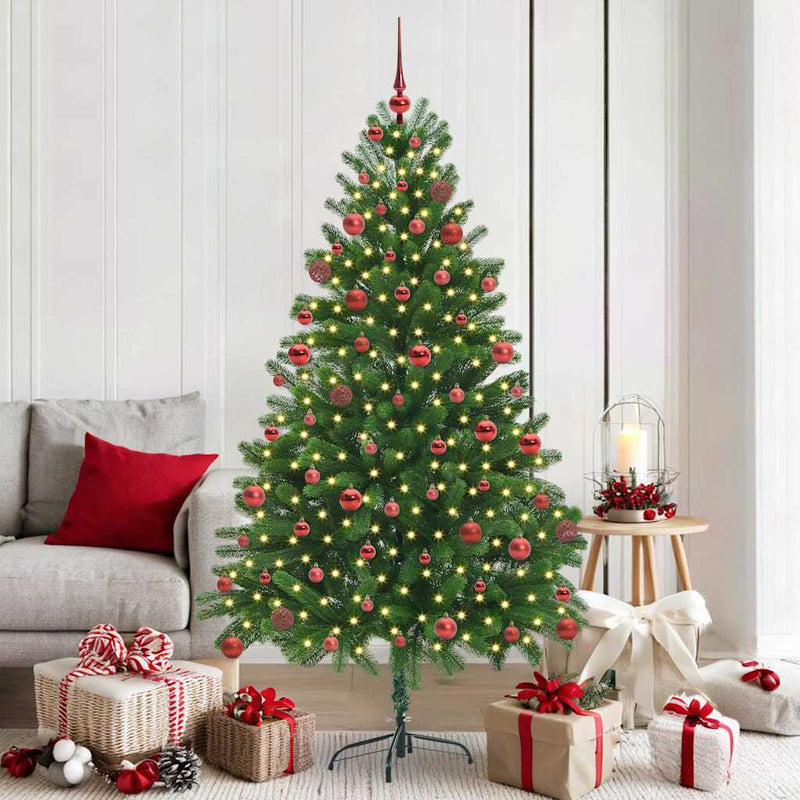ギャラリービューアに画像をロードする, Vidaxl kerstboom met 300 led met standaard groen 180 cm pe
