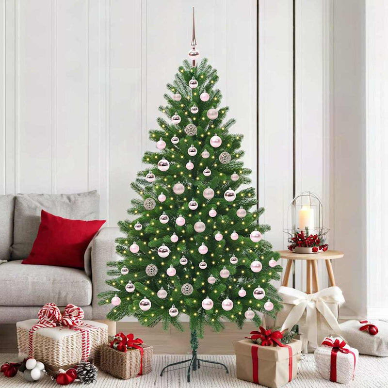 Chargez l'image dans la visionneuse de la galerie, Vidaxl kerstboom met 300 led met standaard groen 180 cm pe