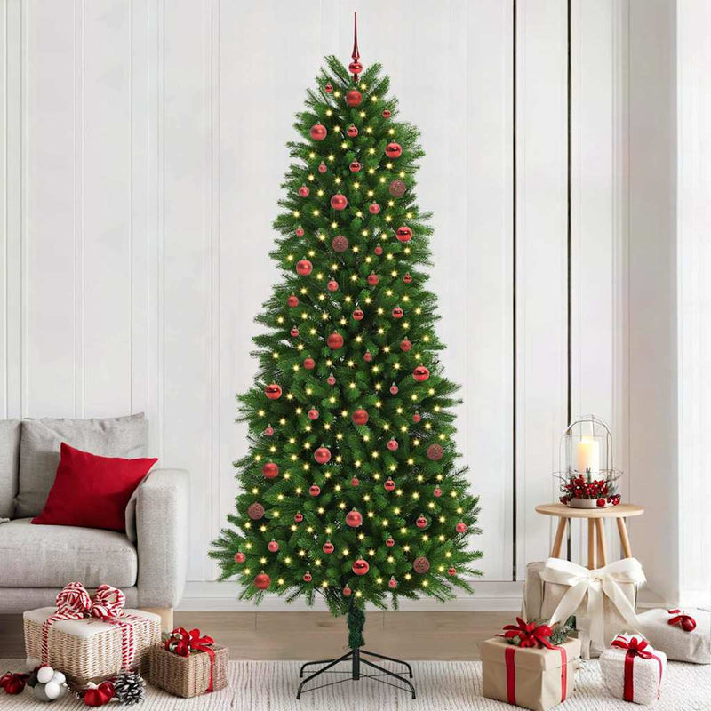 Chargez l'image dans la visionneuse de la galerie, Vidaxl kerstboom met 300 led met standaard groen 240 cm pe
