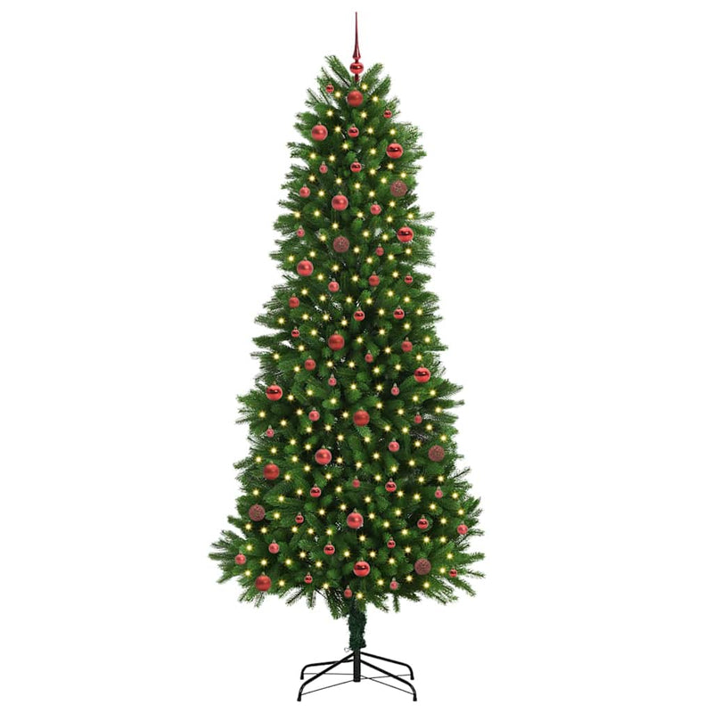 Chargez l'image dans la visionneuse de la galerie, Vidaxl kerstboom met 300 led met standaard groen 240 cm pe