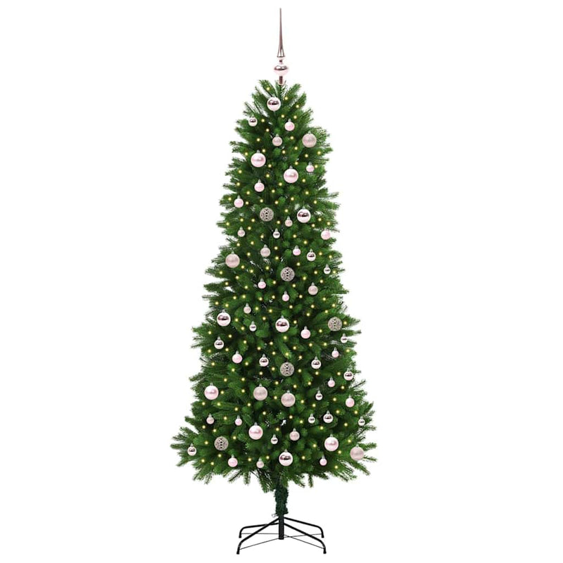 Chargez l'image dans la visionneuse de la galerie, Vidaxl kerstboom met 300 led met standaard groen 240 cm pe