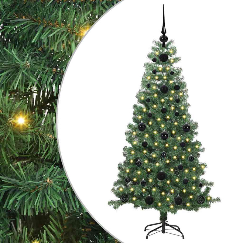 ギャラリービューアに画像をロードする, Vidaxl kerstboom met 150 led met standaard groen 120 cm pvc