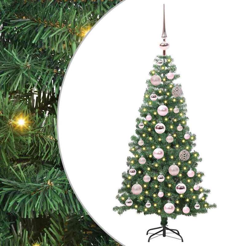ギャラリービューアに画像をロードする, Vidaxl kerstboom met 150 led met standaard groen 120 cm pvc