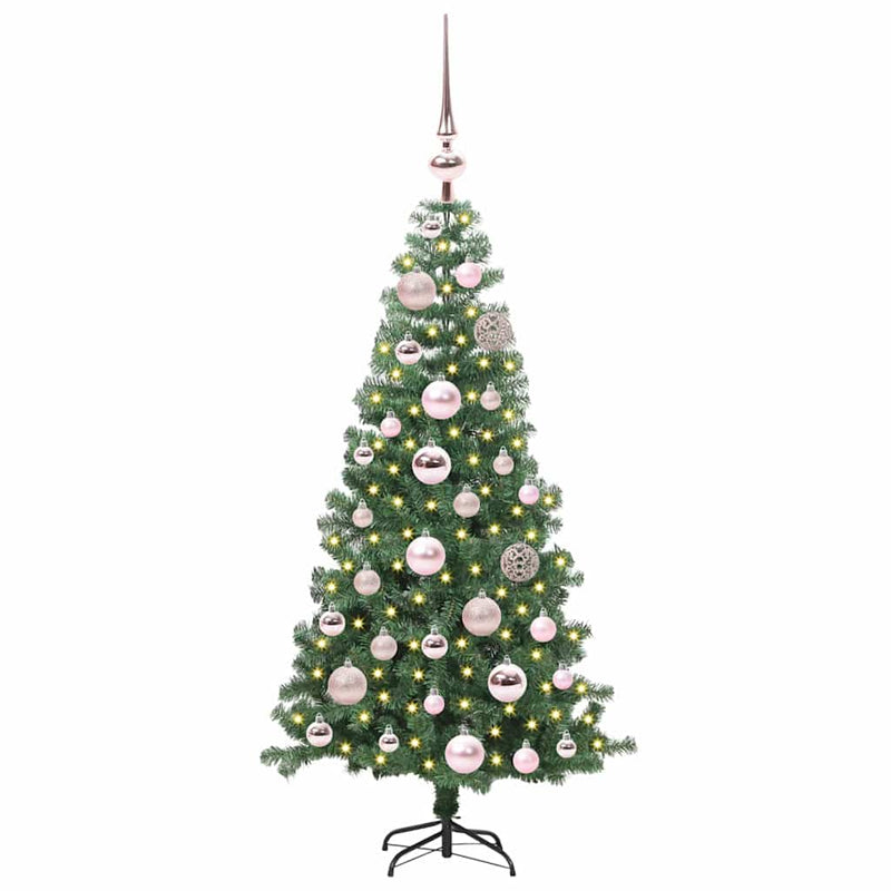 ギャラリービューアに画像をロードする, Vidaxl kerstboom met 150 led met standaard groen 120 cm pvc