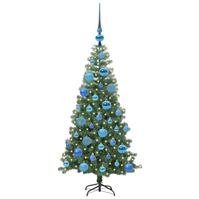 ギャラリービューアに画像をロードする, Vidaxl kerstboom met 150 led met standaard groen 120 cm pvc