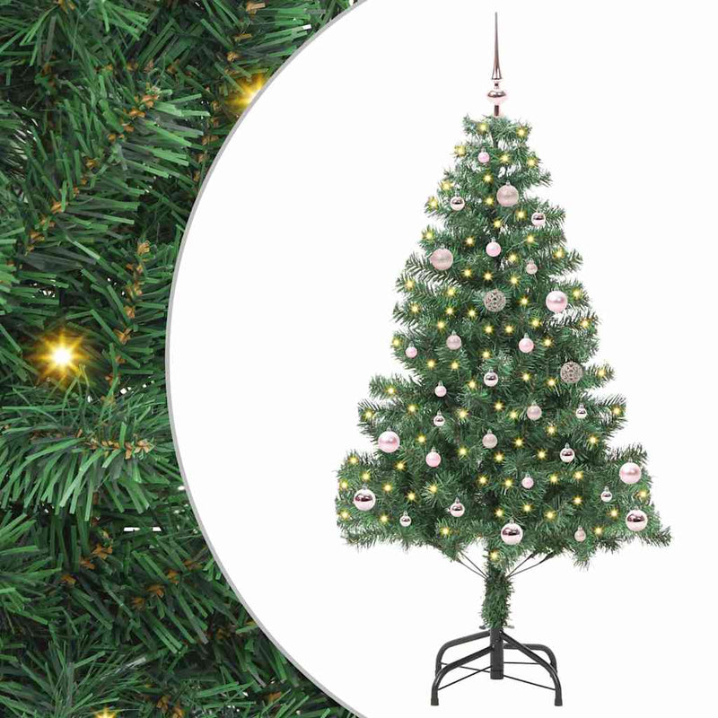 ギャラリービューアに画像をロードする, Vidaxl kerstboom met 150 led met standaard groen 150 cm pvc