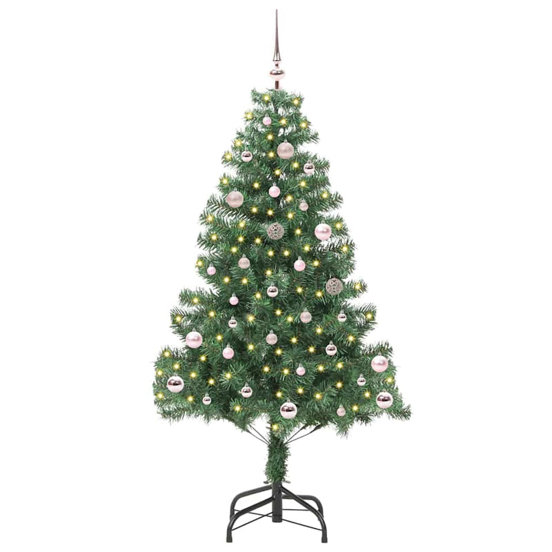 ギャラリービューアに画像をロードする, Vidaxl kerstboom met 150 led met standaard groen 150 cm pvc