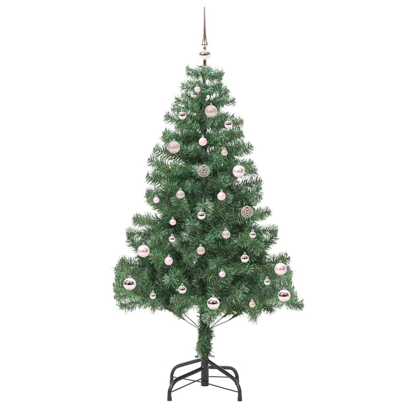 ギャラリービューアに画像をロードする, Vidaxl kerstboom met 150 led met standaard groen 150 cm pvc