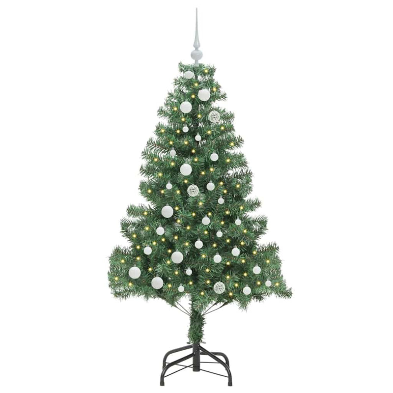 ギャラリービューアに画像をロードする, Vidaxl kerstboom met 150 led met standaard groen 150 cm pvc