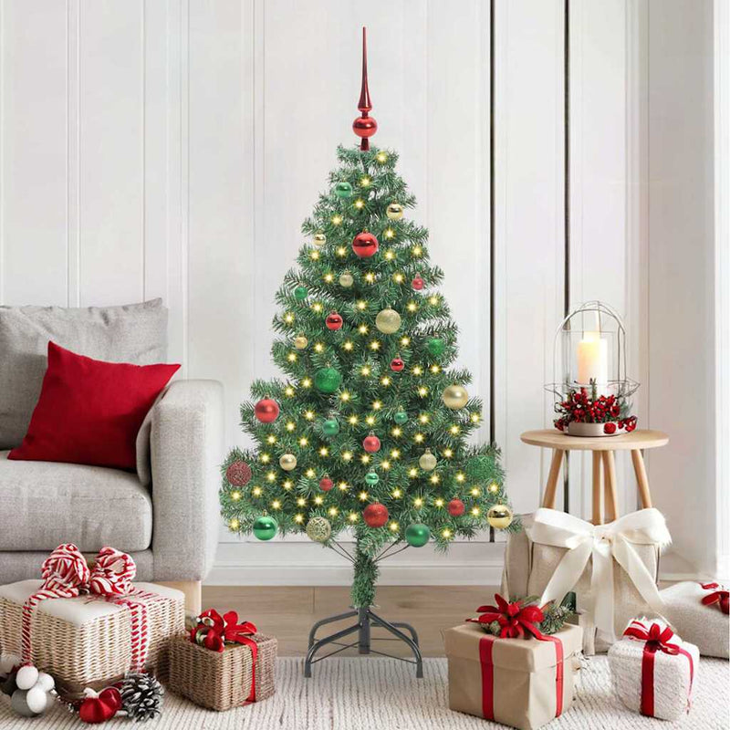 ギャラリービューアに画像をロードする, Vidaxl kerstboom met 150 led met standaard groen 150 cm pvc