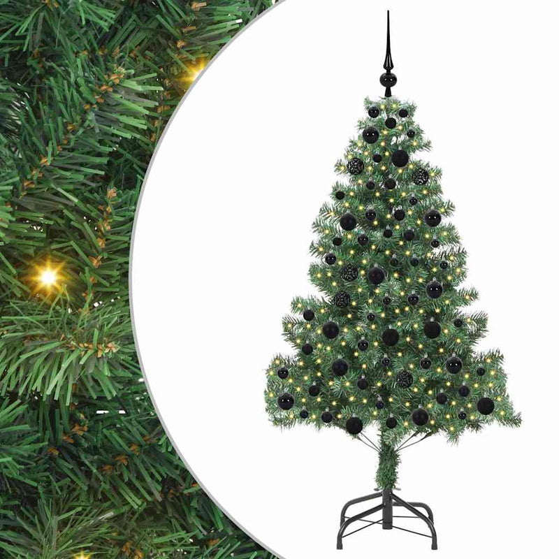 ギャラリービューアに画像をロードする, Vidaxl kerstboom met 300 led met standaard groen 180 cm pvc