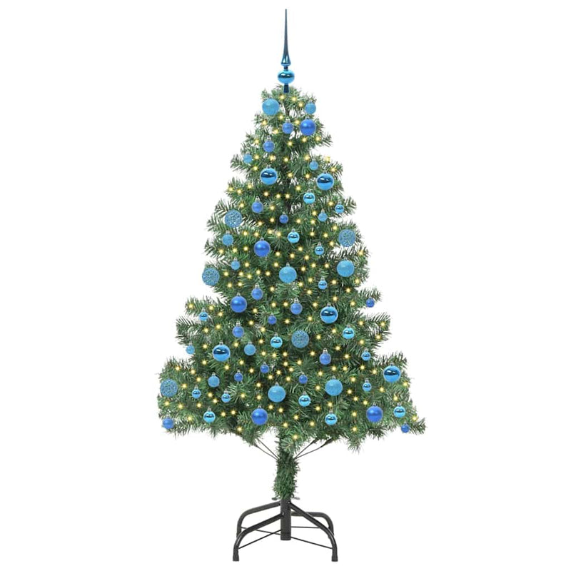 ギャラリービューアに画像をロードする, Vidaxl kerstboom met 300 led met standaard groen 180 cm pvc