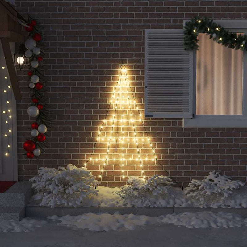 Afbeelding laden in galerijviewer, Vidaxl led kerstboom met grondspiesjes warmwit 182 cm metaal
