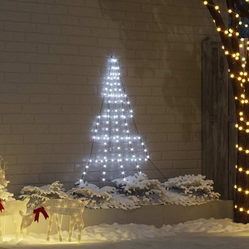 Afbeelding laden in galerijviewer, Vidaxl led kerstboom met grondspiesjes koudwit 182 cm metaal