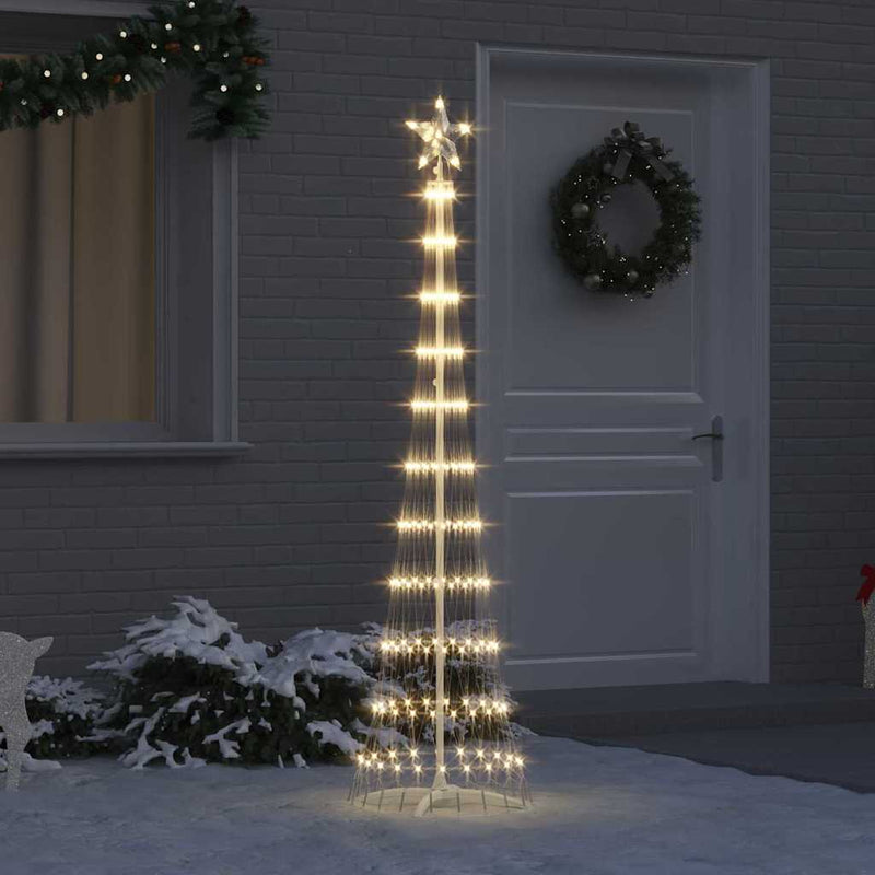 ギャラリービューアに画像をロードする, Vidaxl led kerstboom met 230 led warmwit 51 x 51 x 190 cm metaal