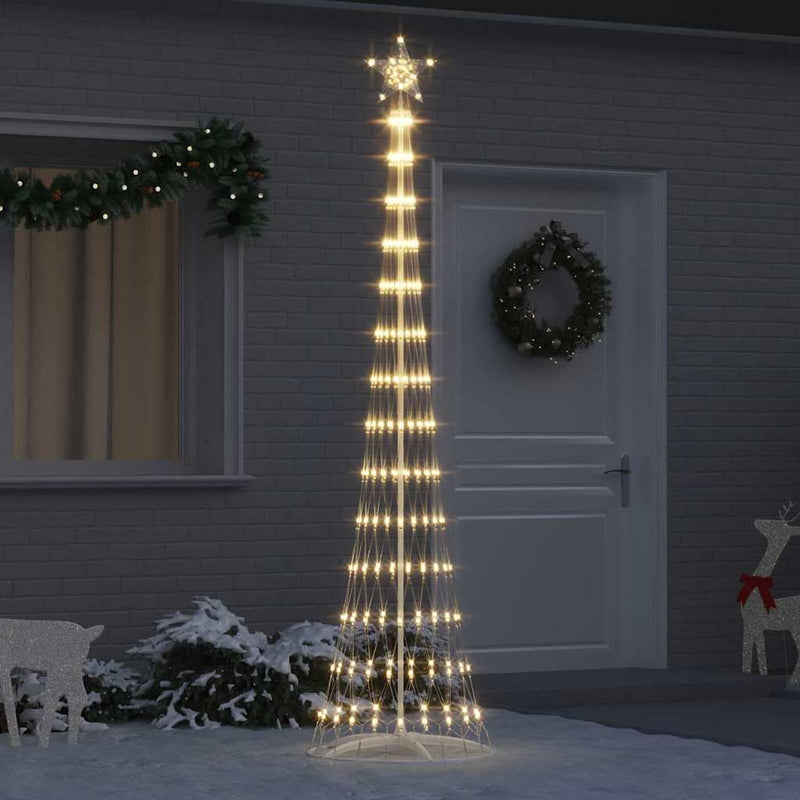 Chargez l'image dans la visionneuse de la galerie, Vidaxl led kerstboom met 290 led warmwit 70 x 70 x 250 cm metaal