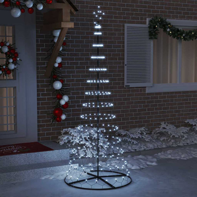 Chargez l'image dans la visionneuse de la galerie, Vidaxl led kerstboom met 295 led met standaard koudwit 250 cm metaal