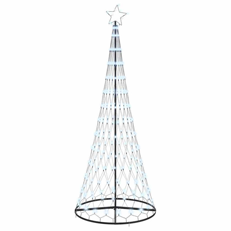 Chargez l'image dans la visionneuse de la galerie, Vidaxl led kerstboom met 295 led met standaard koudwit 250 cm metaal