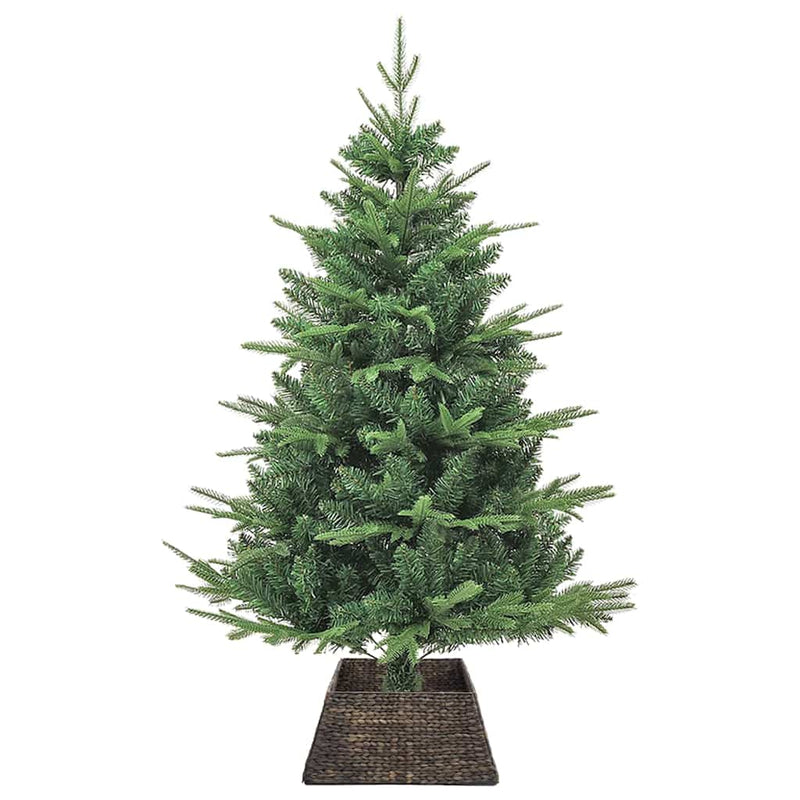 ギャラリービューアに画像をロードする, Vidaxl kerstboomkraag zwart 50 x 50 x 25 cm waterhyacint