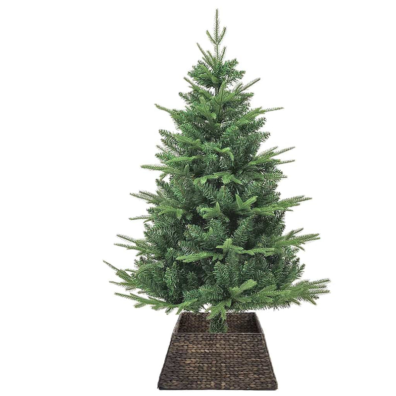 ギャラリービューアに画像をロードする, Vidaxl kerstboomkraag zwart 60 x 60 x 28 cm waterhyacint