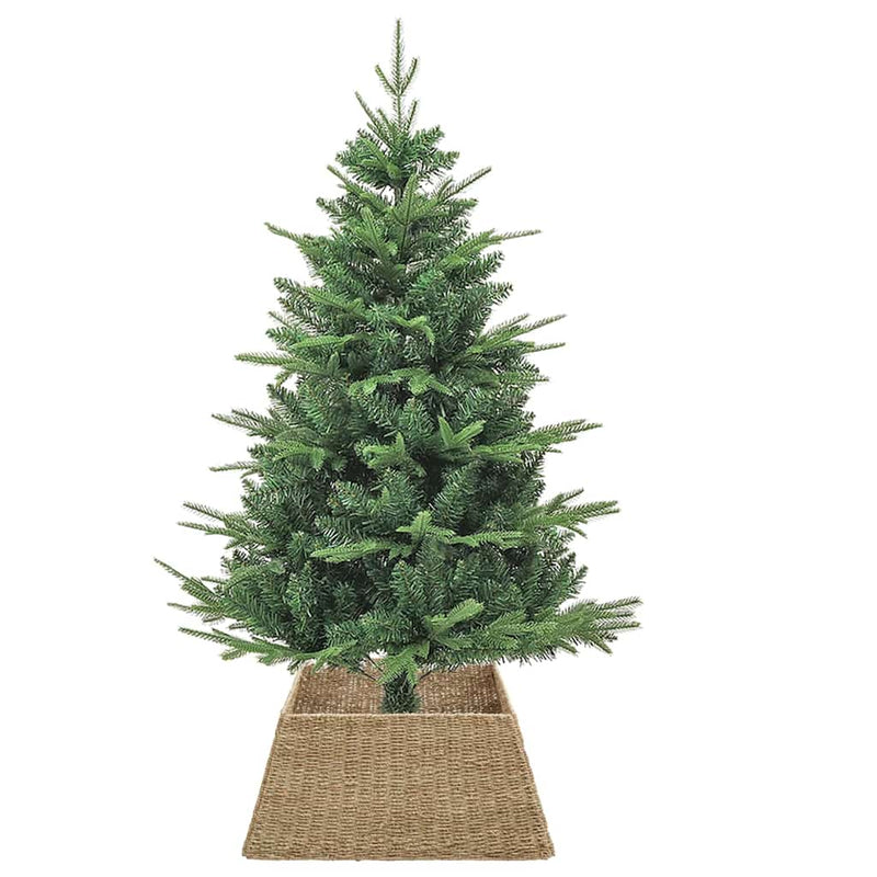ギャラリービューアに画像をロードする, Vidaxl kerstboomkraag bruin 70 x 70 x 28 cm zeegras