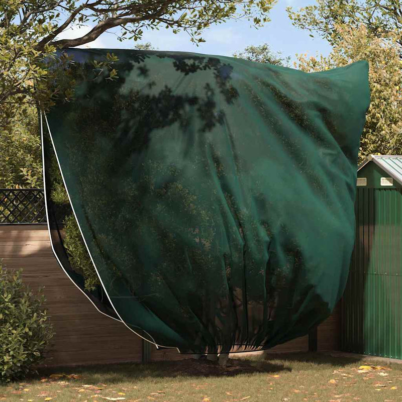 Afbeelding laden in galerijviewer, Vidaxl vorstbescherming plantenfleece covers 3 pcs groen 3,5 x 3,93 m