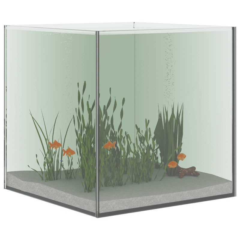 ギャラリービューアに画像をロードする, Vidaxl aquarium met opslag doorzichtig 30 x 30 x 30 cm glas