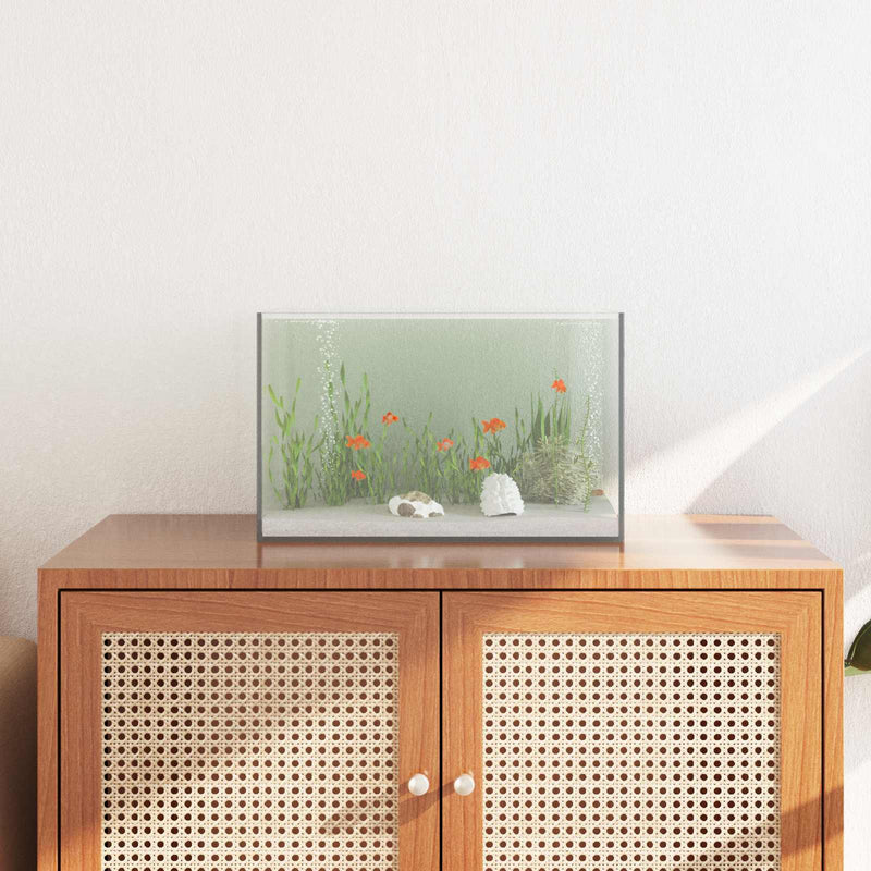 Chargez l'image dans la visionneuse de la galerie, Vidaxl aquarium met opslag doorzichtig 40 x 25 x 25 cm glas