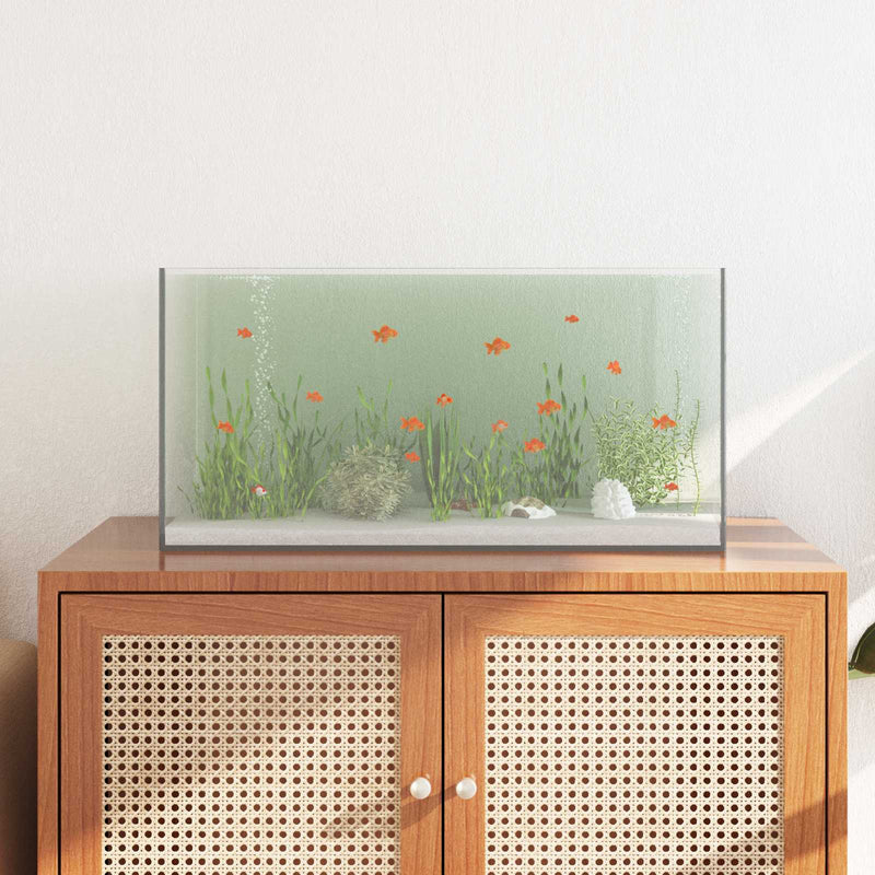 Chargez l'image dans la visionneuse de la galerie, Vidaxl aquarium met opslag doorzichtig 60 x 30 x 30 cm glas