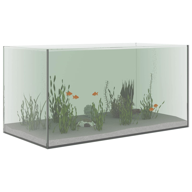 Chargez l'image dans la visionneuse de la galerie, Vidaxl aquarium met opslag doorzichtig 60 x 30 x 30 cm glas