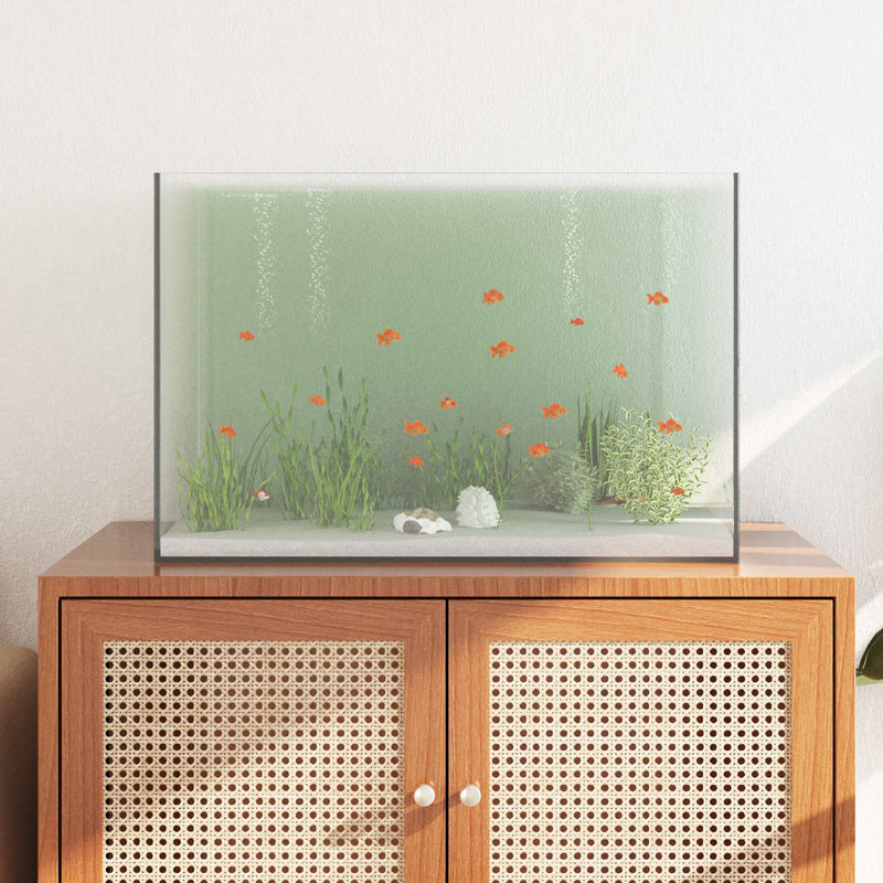 Chargez l'image dans la visionneuse de la galerie, Vidaxl aquarium met opslag doorzichtig 60 x 35 x 40 cm glas