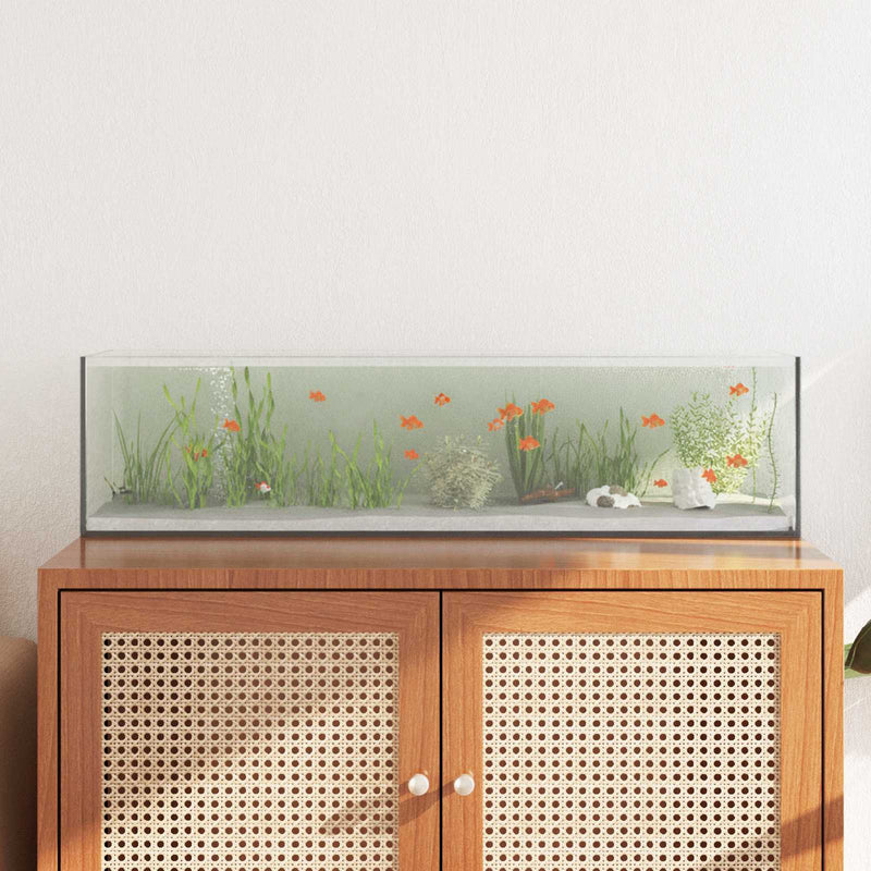 Afbeelding laden in galerijviewer, Vidaxl aquarium met opslag doorzichtig 80 x 20 x 20 cm glas