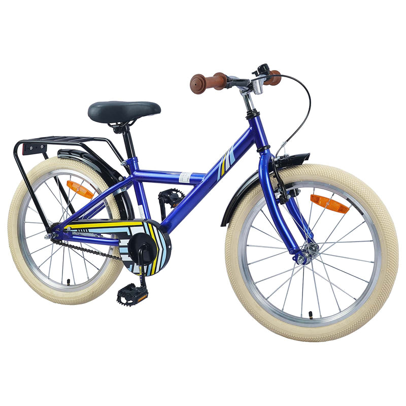 ギャラリービューアに画像をロードする, Vidaxl kinderfiets 20 inch voor 6-11 jaar oud donkerblauw