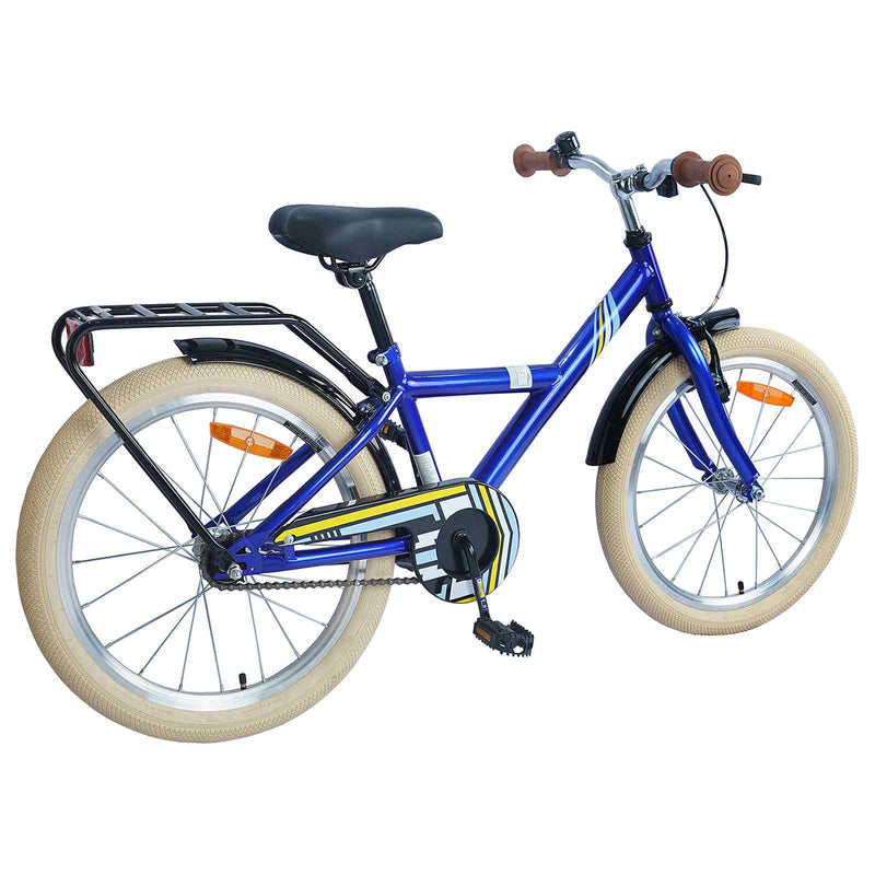 ギャラリービューアに画像をロードする, Vidaxl kinderfiets 24 inch voor 8-12 jaar oud donkerblauw