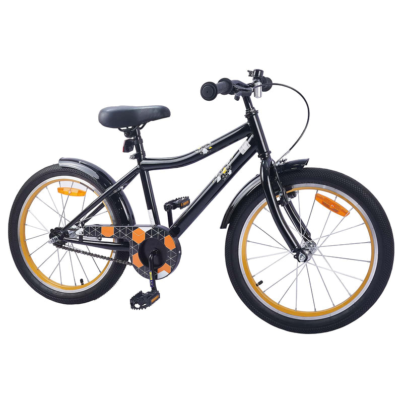 ギャラリービューアに画像をロードする, Vidaxl kinderfiets 20 inch voor 6-11 jaar oud zwart