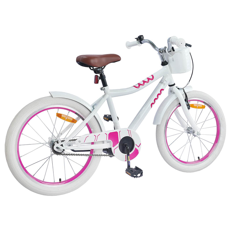Chargez l'image dans la visionneuse de la galerie, Vidaxl kinderfiets 20 inch voor 6-11 jaar oud wit