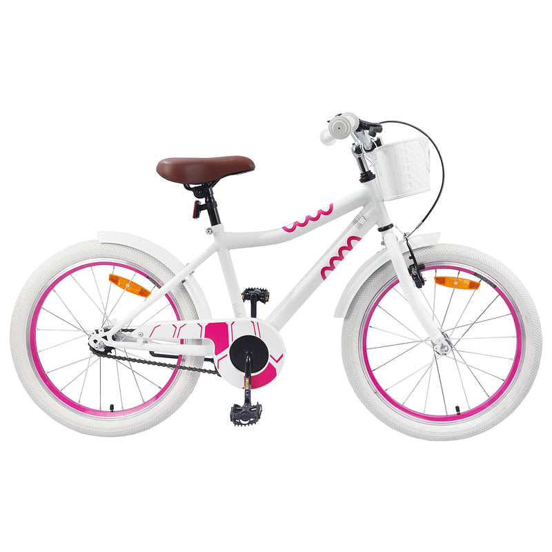 Chargez l'image dans la visionneuse de la galerie, Vidaxl kinderfiets 20 inch voor 6-11 jaar oud wit