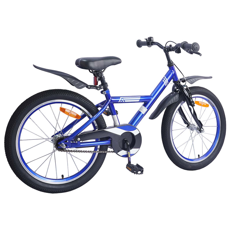 Chargez l'image dans la visionneuse de la galerie, Vidaxl kinderfiets 20 inch voor 6-11 jaar oud donkerblauw