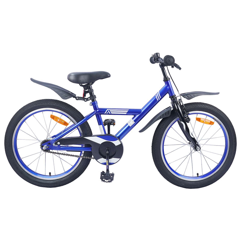 Chargez l'image dans la visionneuse de la galerie, Vidaxl kinderfiets 20 inch voor 6-11 jaar oud donkerblauw